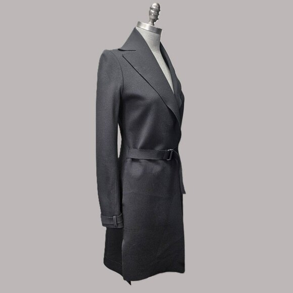 Marie Saint Pierre Mid-Length Jacket with Integrated Belt - Picture 2 of 4